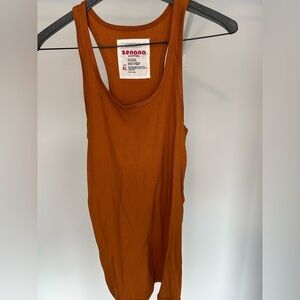 ❤️2/20-Zenana Outfitters Women's Orange/Brown Tank Top